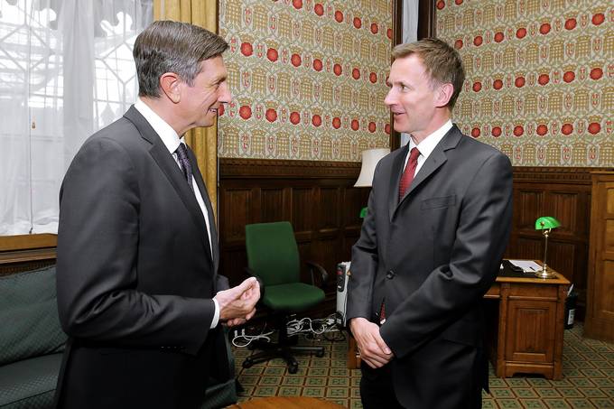 President of the Republic of Slovenia Borut Pahor starts official visit to the United Kingdom by meeting Prince Edward
